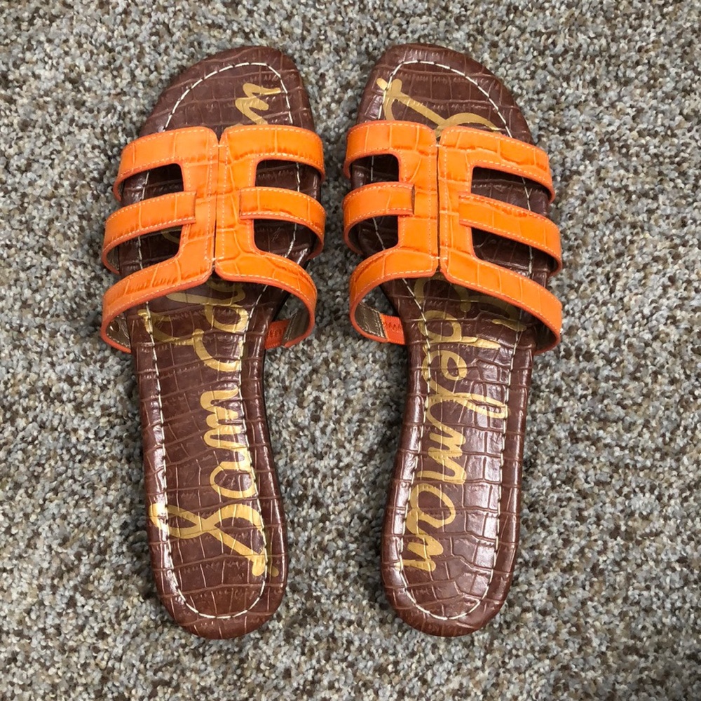 Sam Edelman orange sandals